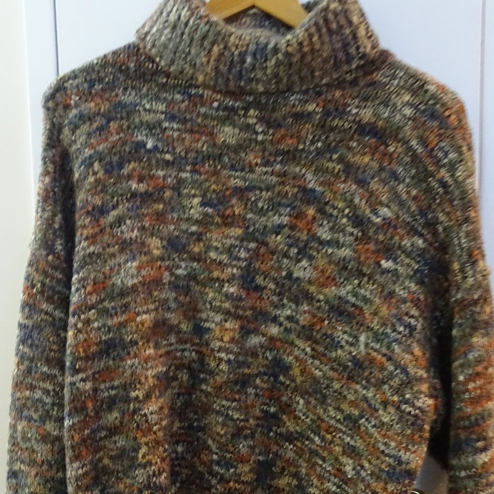 Vintage Sarah Chapman Tweed Wool Blend Sweater Size Large
